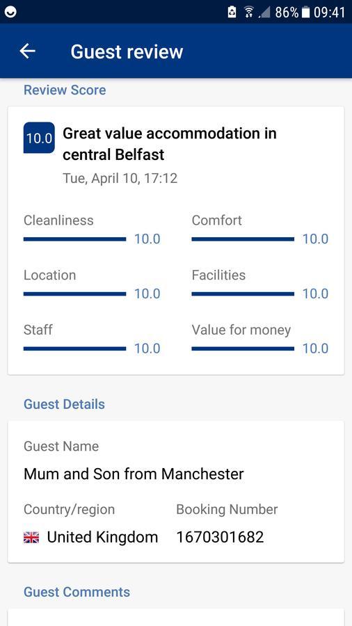 Lawnbrook Town House Otel Belfast Dış mekan fotoğraf