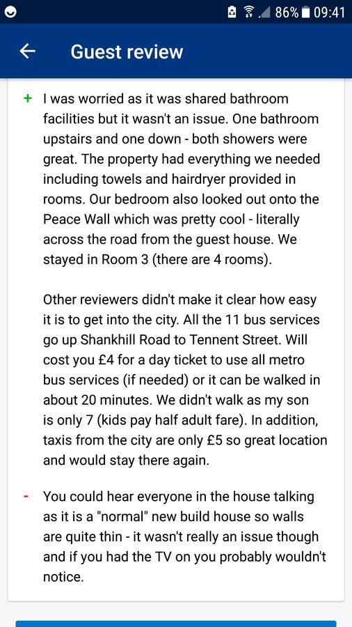 Lawnbrook Town House Otel Belfast Dış mekan fotoğraf